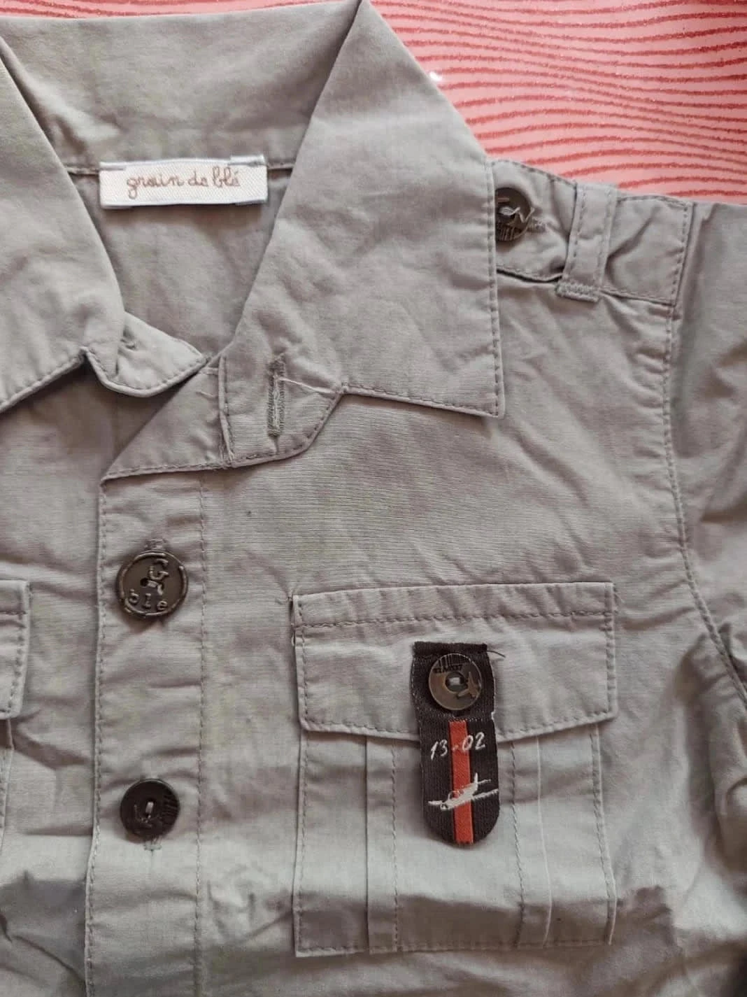 Camisa de grano de trigo 12meses – photo 6